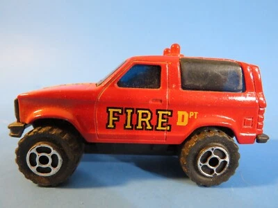 Camión de rescate Majorette #56 juguete fundido a presión del departamento de bomberos escala 1:60, Francia Foto 1 de 4