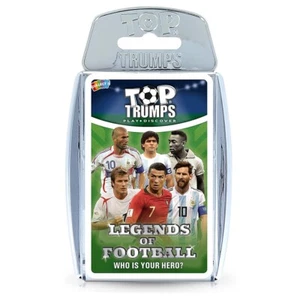 Top Trumps: Legends of World Football Card Game Exclusive Messi, Maradona, Pelé - Picture 1 of 5