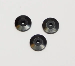 Hermle Clock Hand Nut Black 3 PIECES NEW Mechanical Grandfather Movement 3/8" - Picture 1 of 1