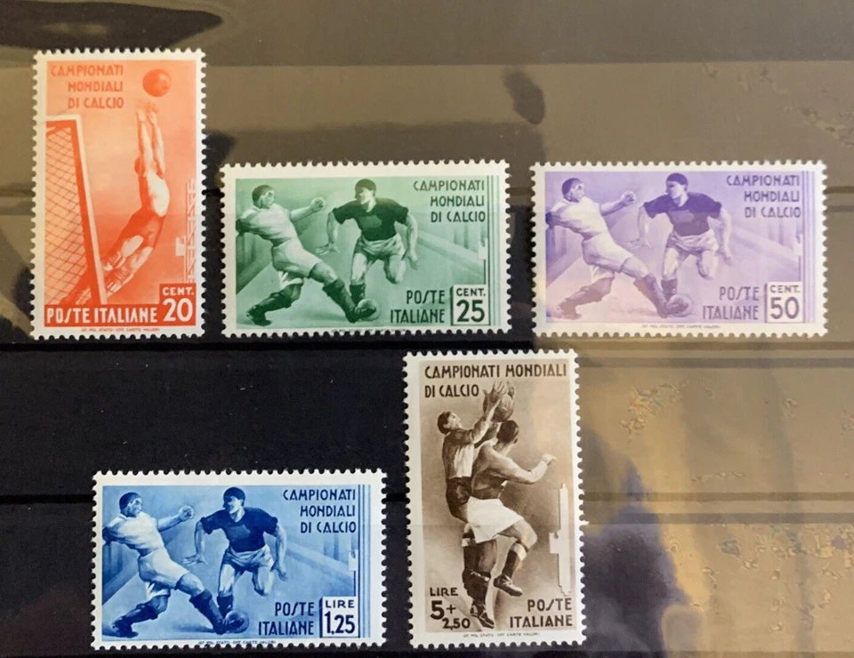 Italy 1934 Football World Cup Set Mint Hinged - Image 1 of 1