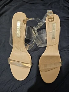 Brand New No Box Billini Clear Heels Size 10 - Picture 1 of 6