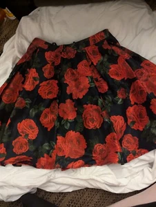 Sequin Hearts Skirt Roses Size 5 - Picture 1 of 3