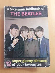 rare livre pliant Pixerama The Beatles 1963 - 12 PHOTOS - Imagen 1 de 4
