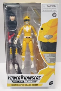 Power Rangers Lightning Collection 6" Mighty Morphin Yellow Trini Action Figure  - Picture 1 of 6