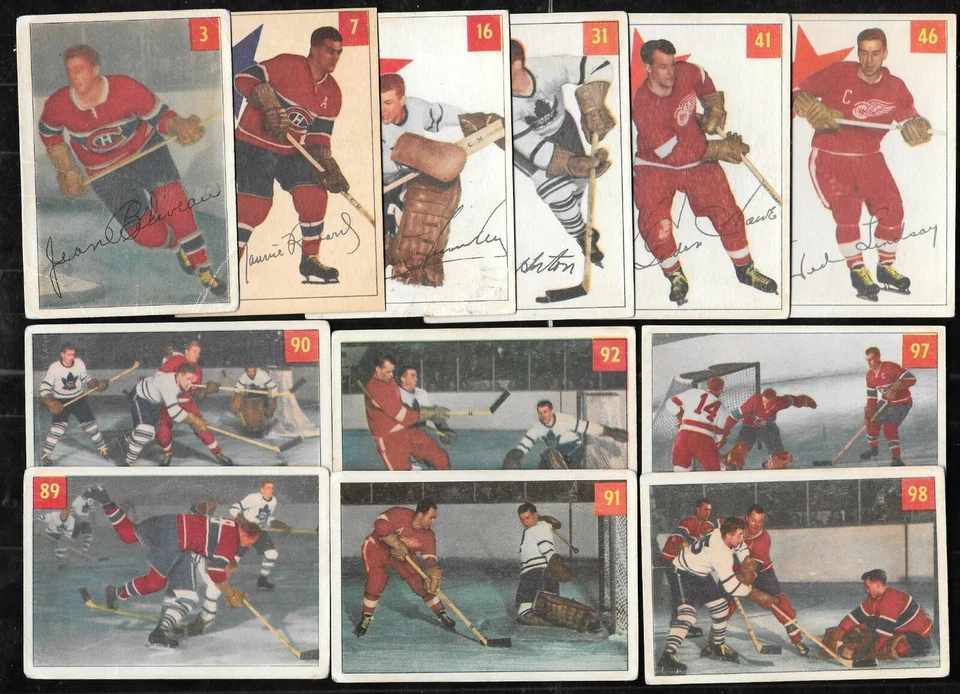 1954-55 PARKHURST 54-55 PARKIES NHL HOCKEY CARD & LUCKY PREMIUM 1-100 SEE LIST - Image 1 of 1