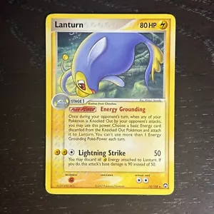 Lanturn 15/108 Pokemon Power Keepers EX Regular Rare Card MP - Picture 1 of 2