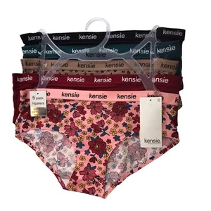 Kensie 5-Pack Women's Underwear Panty Panties Hipster Brief Size Small New NWT - Picture 1 of 11
