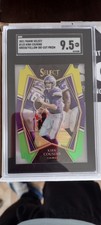 sgc 2021 panini select #123 Kirk cousins green/yellow die-cut prizm 9.5+