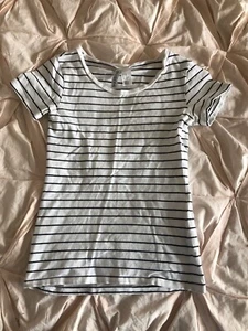 H&M para mujer talla XS dividido blanco/negro - Imagen 1 de 1