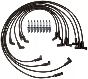 GM OE Ignition Wire Set & 8 ACDelco Rapidfire Spark Plug Kit For Corvette 5.7 V8 - Picture 1 of 1