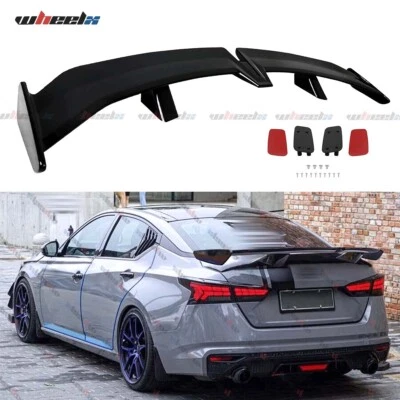 For Nissan Altima 55'' Gloss Black Rear Trunk Spoiler Wing Racing Pro Style JDM - Image 1 of 4
