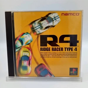 R4 Ridge Racer Type 4 PS1 PlayStation 1 Original Japanese 2CD CIB Complete - Picture 1 of 5