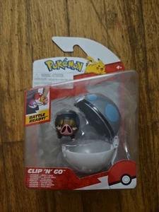 NIP Pokemon Clip 'N' Go Lechonk 2" & Heavy Ball Action Battle Figure Jazwares - Picture 1 of 2