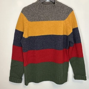 Suéter Tejido Vintage Le 31 Simons 100% Lana Shetland Cuello Simulado Talla L - Imagen 1 de 14