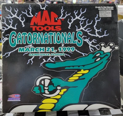 1999 Action Mac Tools Gatornationals 1:9 Pro Stock Bike Motorcycle P199939223 - Image 1 of 4