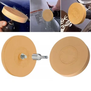3.5" Car Decal Remover Eraser Wheel Tool For Drill Adhesive Pinstripe Sticker - Bild 1 von 7
