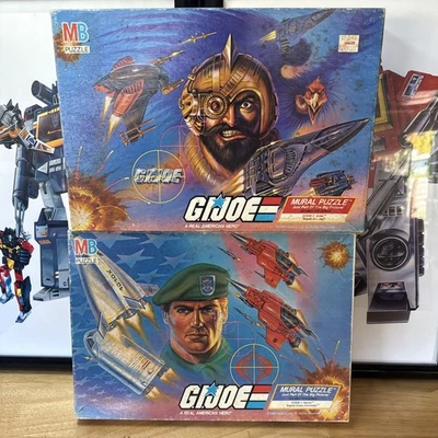 Винтажные настенные пазлы G I Joe 221 деталь полный лот из 2 - Изображение 1 из 3