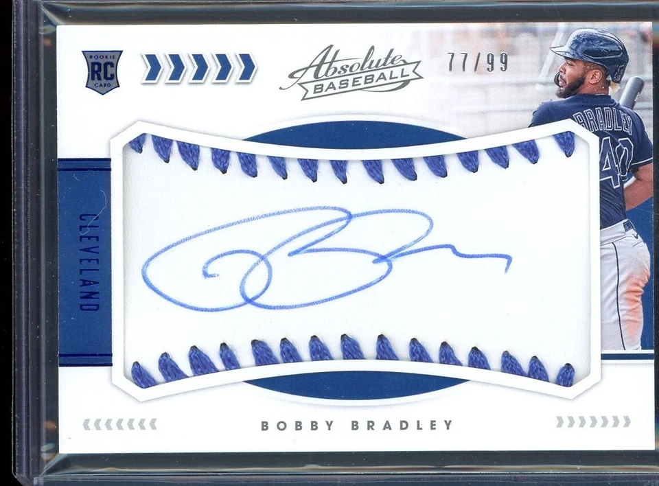2020 Absolute Blue Autograph #148 Bobby Bradley 77/99 - Image 1 of 1