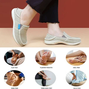 Mocasín ortopédico para dolor de pies con fascitis plantar para mujer de Geckoman - Imagen 1 de 20