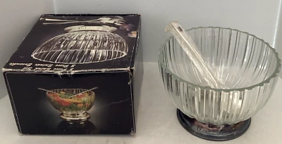 Juego de servir ensaladera vintage 1982 Godinger 3 piezas 8,5 X 6" Foto 1 de 4