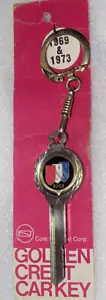 Buick Key with Detachable Keychain Fits 1969 & 1970 Buick ignition Vintage - Picture 1 of 2