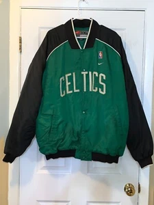 VINTAGE NIKE BOSTON CELTICS 3XL JACKET - Picture 1 of 8