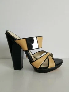 L.A.M.B. SCARPE GWEN STEFANI SANDRA CAMMELLO MARRONE CHIARO FIBBIA SCIVOLI MULI PARADISO - Foto 1 di 6