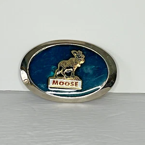 Vintage MCM Moose Belt Buckle Some Knicks and Scratches READ - Picture 1 of 9