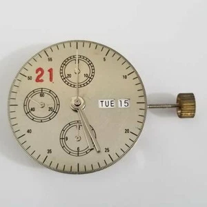 DANDONG 7750 Mechanical Automatic Movement White Day & Date Repair Parts - Picture 1 of 5