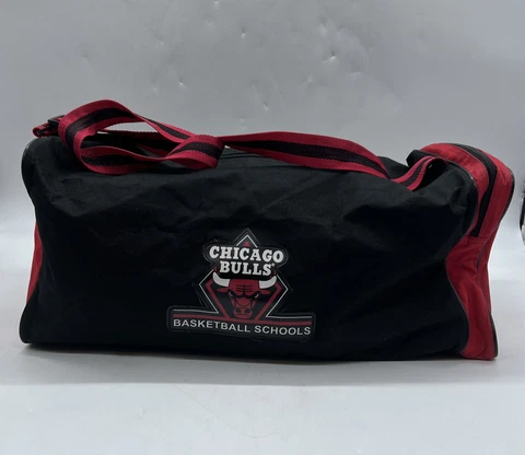 Vintage CHICAGO BULLS BASKETBALL SCHOOL Academy Gym Bag 90s NBA Gatorade Jordan Cover