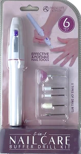 5-in-1 Nail Care Buffer Drill Kit Portable, Battery-operated - Picture 1 of 2