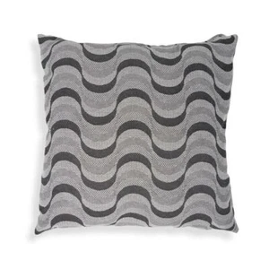 Gray Waves Cuscino decorativo in cotone per letto o divano arredo moderno Declea - Picture 1 of 4