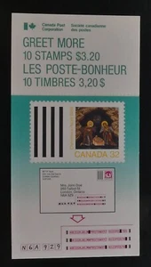 *Kengo* Canada stamp #1225 Booklet BK99 CV$13 FV:$3.20 @587 - Foto 1 di 1