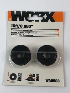 Worx WA0003 (2) Pack Replacement Spool/Line 16ft./0.065" - Picture 1 of 4