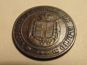 #2965 Tuscany / Italy; 2 Centesimi 1859 - Picture 1 of 3