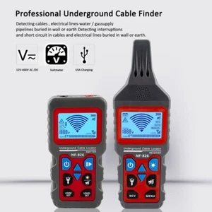 NF826 Underground Cable Tester Locator Wire Tracker Detection Wall Electric New - Picture 1 of 6