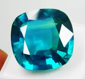 Teal Blue Sapphire Natural EGL Certified 48-50 Ct Cushion Cut Loose Gemstone - Picture 1 of 5