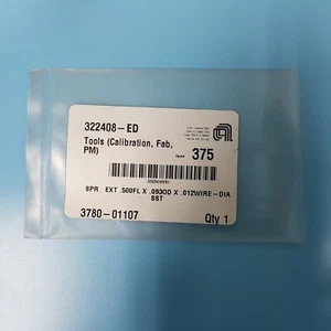 321-0301// AMAT APPLIED 3780-01107 SPR EXT 1/2 FL .093OD NEW - Picture 1 of 2
