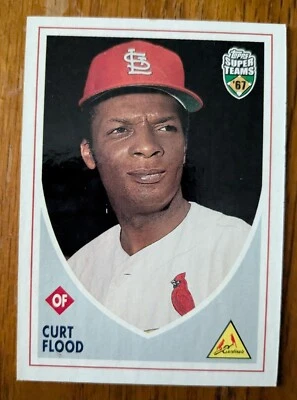 CURT FLOOD, 2002 TOPPS SUPER TEAMS #79, CARDINALS - Image 1 of 3