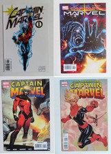 Captain Marvel #1 Variant set 1999 2002 2008 High Grade #5 Dodson  Lot of 4