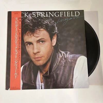 Rick Springfield – Living In Oz 1983 LP Vinyl Album Record Obi Japan RPL-8182 - Image 1 of 4