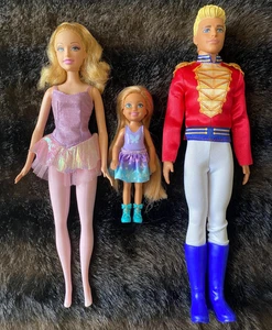 Barbie Nutcracker Ballet Doll Set - Barbie Ken & Chelsea - Picture 1 of 7