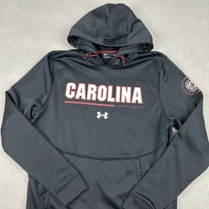 South Carolina Gamecocks Hoodie Women Small Black Under Armour Sweatshirt NCAA S - Picture 1 of 7