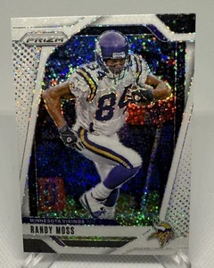 Panini Prizm Randy Moss 2024 blanco brillante Prizm SP #192 Vikings - Imagen 1 de 2