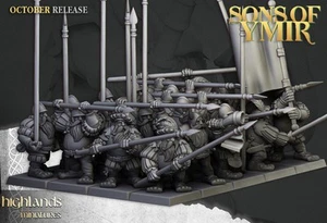 Kingdoms Of Zwerge -lanciers Zwerge - Picture 1 of 3
