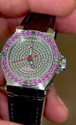Reloj Renato Beauty Petite Zafiro N Diamante Damas Edición Limitada Hecho en 15 Piezas Foto 1 de 4