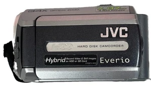 JVC Everio GZ-MG130U HDD 30GB Hybrid Dual Memory Camcorder Handheld Works READ - Picture 1 of 16