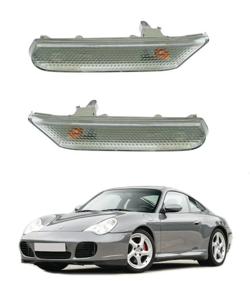 Juego de luces euro marcador lateral transparente genuino Porsche 911 996 1999-2004 Foto 1 de 1
