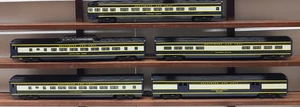O Scale 3 Rail Weaver Baltimore & Ohio 5 Car Scale Aluminum Passenger Set  NEW - Picture 1 of 11