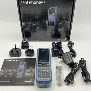 Inmarsat IsatPhone PRO radio transceiver satellite phone Inmarsat main unit Blue - Picture 1 of 12